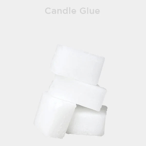 Candle adhesive