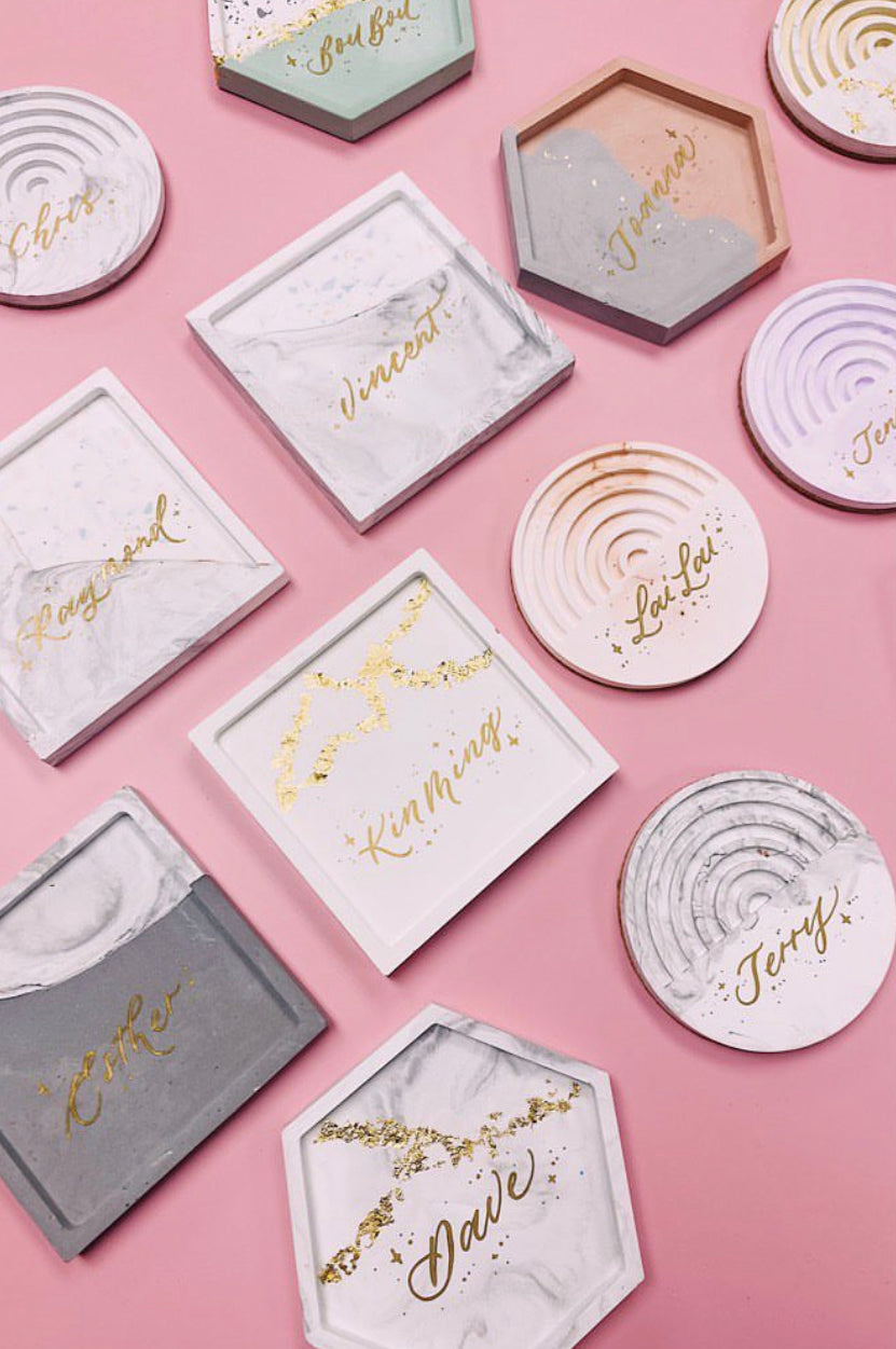 石膏多用途碟子