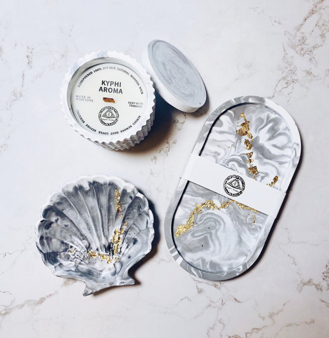 石膏多用途碟子