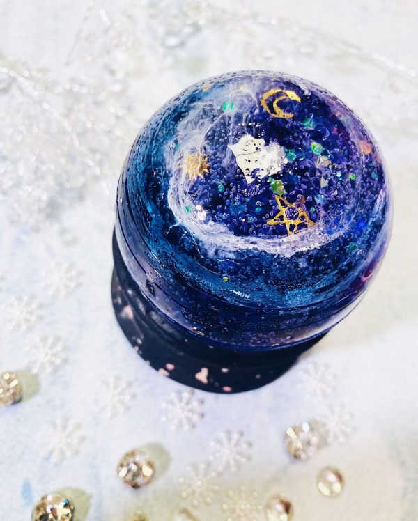 Crystal ball candles