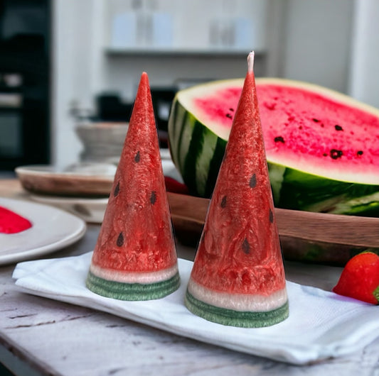Watermelon candles