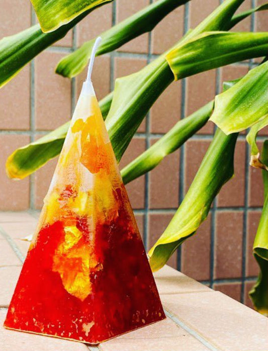 Pyramid candles