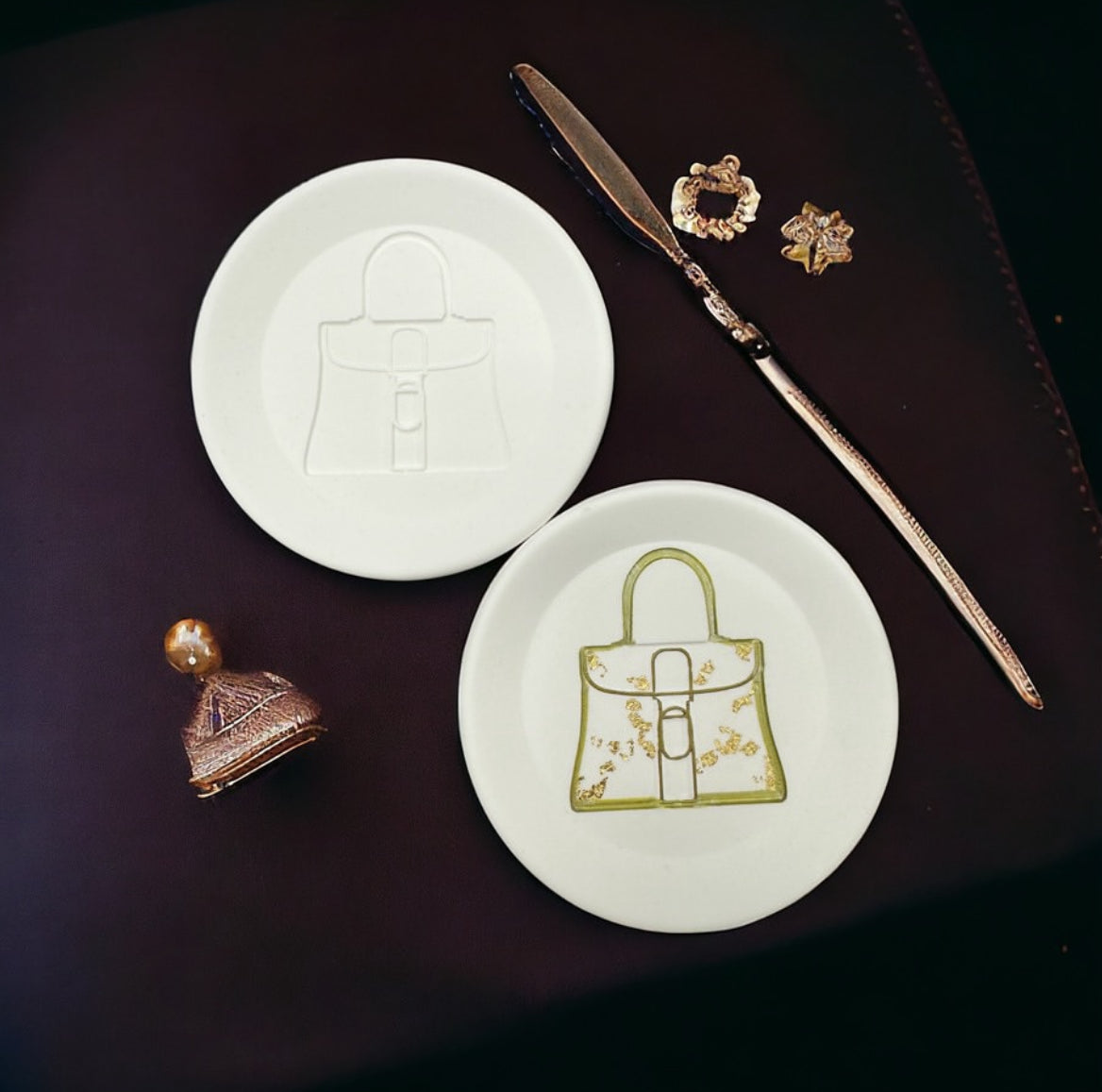 石膏多用途碟子